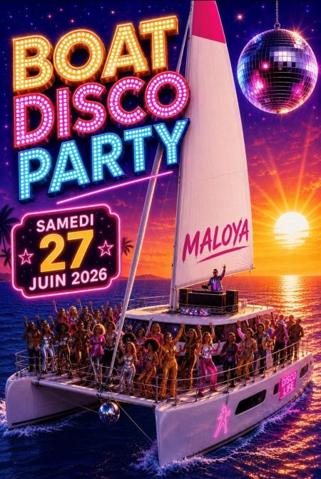 La RUN DISCO PARTY devient, le temps d’une croisière, … la BOAT DISCO PARTY ✨
