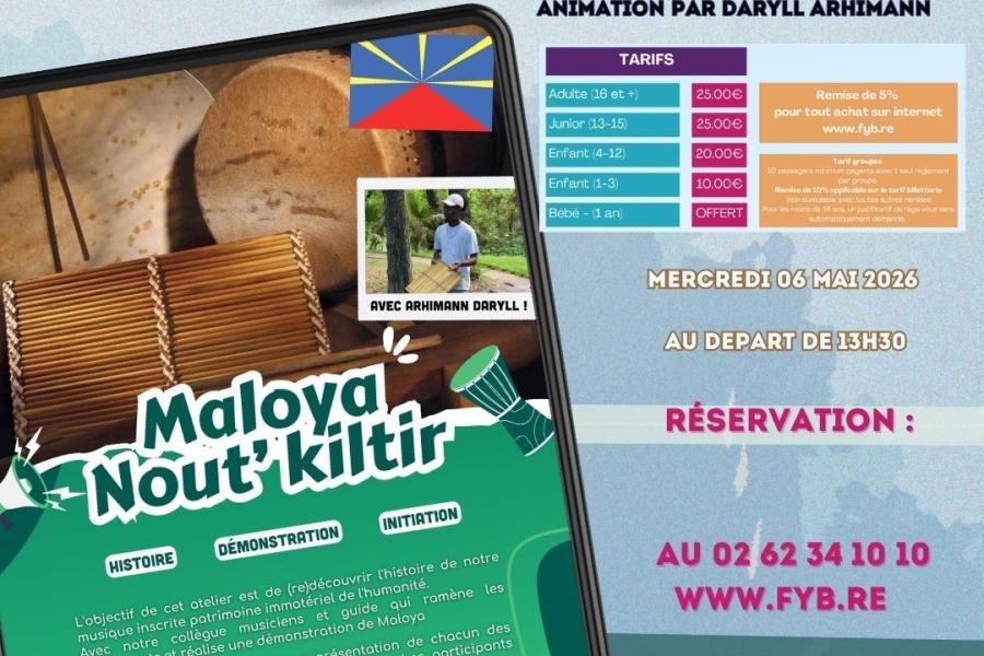 Initiation au Maloya avec Daryll