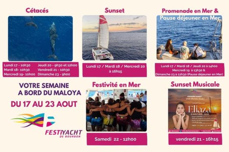 Planning de nos sorties du Lundi 17 aout au dimanche 23 aout