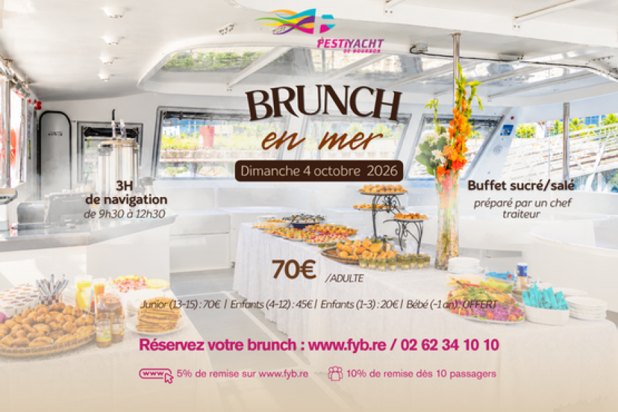 LE BRUNCH EN MER FAIT SON GRAND RETOUR ! 